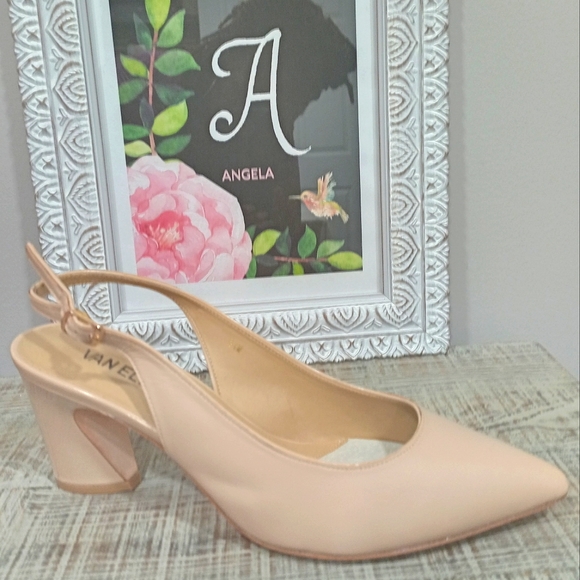 Vaneli Rezia Flesh Nappa Pointed Toe Sling Back Shoe - Picture 5 of 11